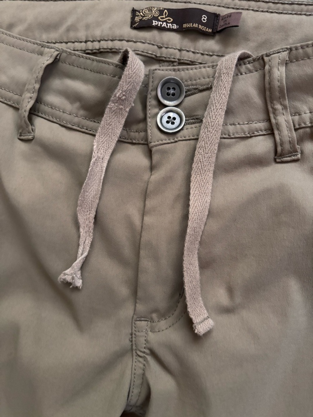 prAna Helena Convertible Roll up Hiking Pants Tan 6 outdoor - Picture 8 of 11